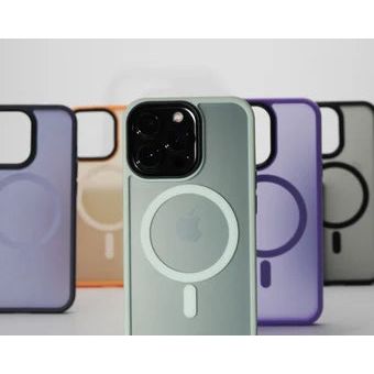 iPhone 14/13 Aura Lilac Purple Case w/Magsafe - PREMIUM ALLOY BUTTONS BULK