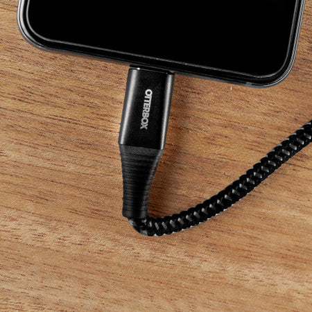 Premium Pro Power Delivery Car Charger with USB-C to Lightning Cable 6ft Nightshade Black