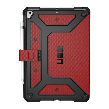 Étui folio robuste Metropolis Magma (rouge/bleu) pour iPad 10.2 9e génération (2021)/10.2 8e génération (2020)/iPad 10.2 2019