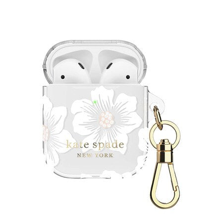 Étui de protection Hollyhock Floral pour AirPods 2/1 