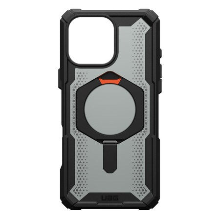 Coque robuste Plasma XTE MagSafe noire/orange pour iPhone 16 Pro Max
