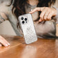 Coque transparente Starfield 3D Glitter pour iPhone 16 Plus