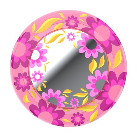 PopGrip pour MagSafe rond avec anneau adaptateur rose en relief