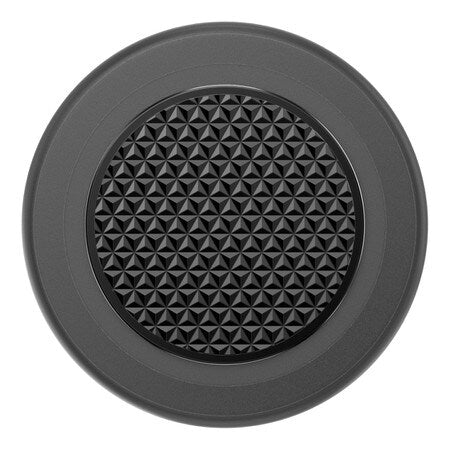 PopGrip pour MagSafe rond avec anneau adaptateur triangulaire moleté noir