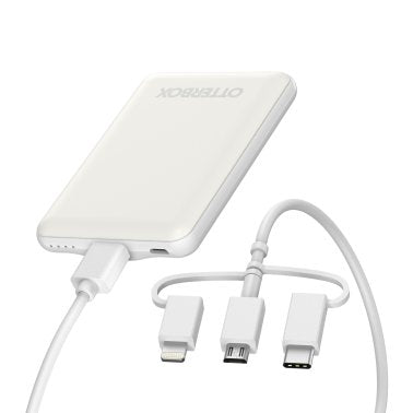 Otterbox 5,000 mAh 3-in-1 Portable Power Bank Mobile Charging Kit - Black