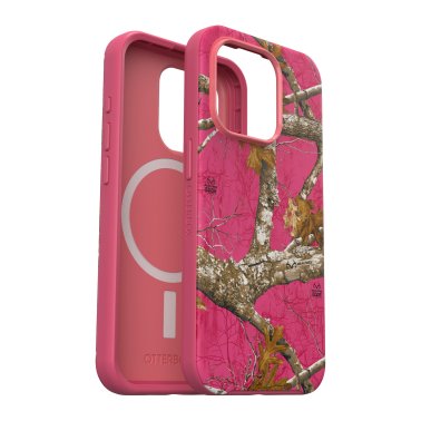 Coque Otterbox Symmetry pour iPhone 15 Pro avec MagSafe Graphics Series - Rose - Rose flamant rose 