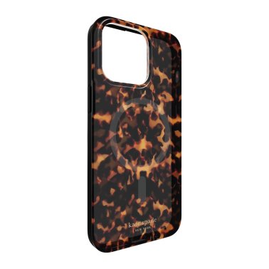 iPhone 15/14/13 Variations Kate Spade Protective Hardshell MagSafe Case - Tortoise