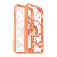 iPhone 15/14/13 Otterbox Symmetry w/ MagSafe Clear Series Case - Orange - Fungi
