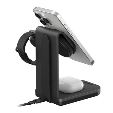 Otterbox 3-in-1 Charging Station Made for MagSafe w/ Apple Watch Charger + Airpods - Black
